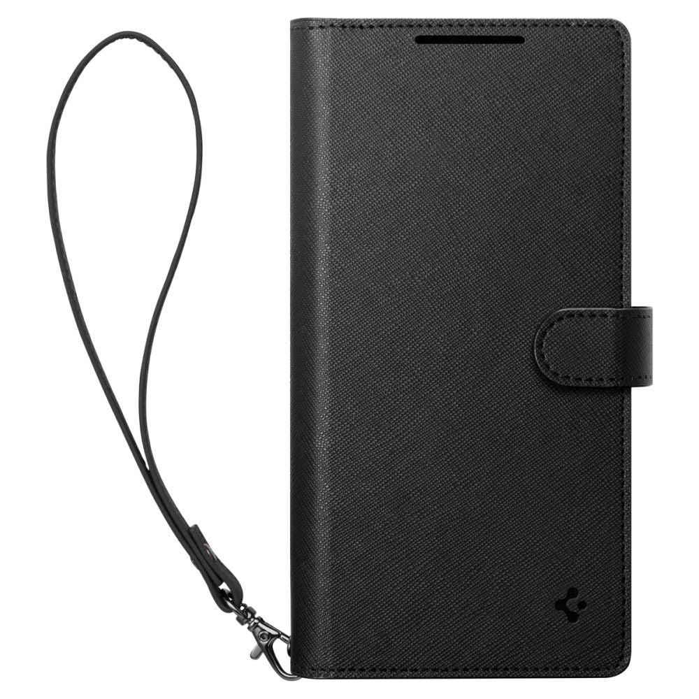 Hoes voor Samsung Galaxy S25+ S936, Spigen, Wallet S, Zwart ACS09125