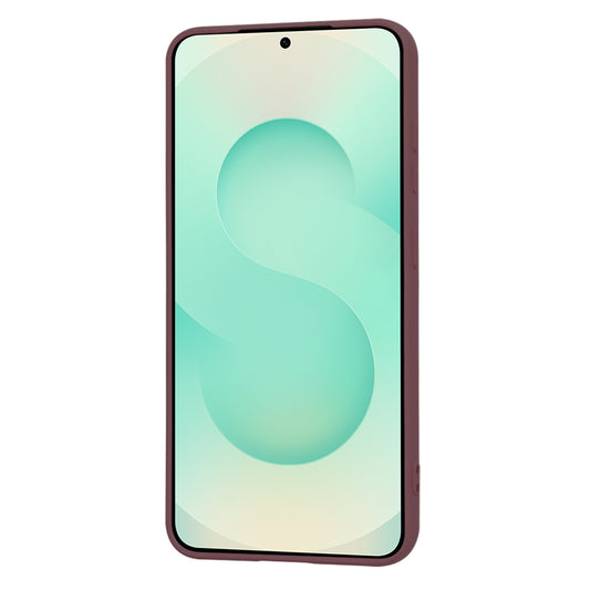 Hoes voor Samsung Galaxy S25+ S936, Techsuit, SoftFlex, Wijnrood