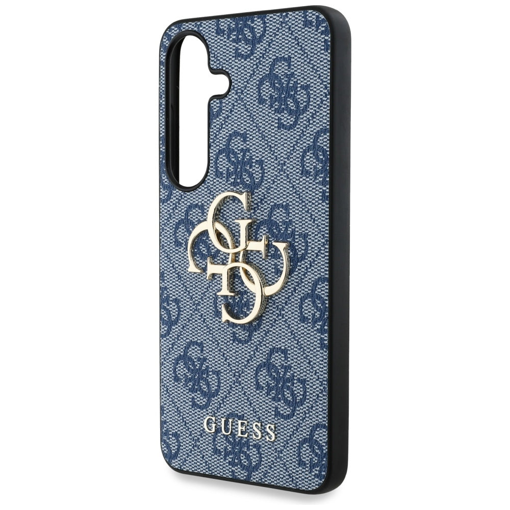 Hoes voor Samsung Galaxy S25 S931, Guess, 4G Big Logo, Blauw