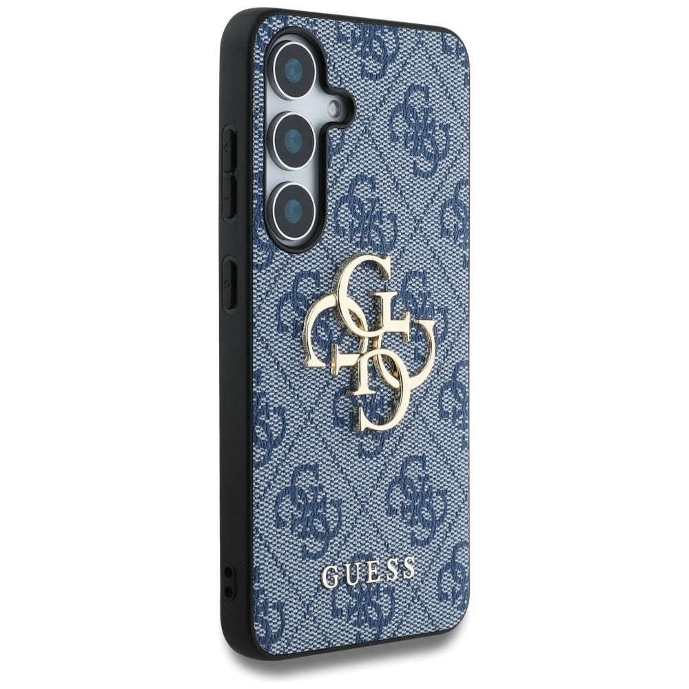 Hoes voor Samsung Galaxy S25 S931, Guess, 4G Big Logo, Blauw
