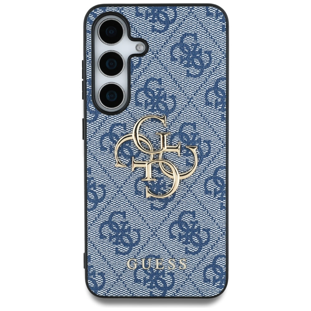 Hoes voor Samsung Galaxy S25 S931, Guess, 4G Big Logo, Blauw
