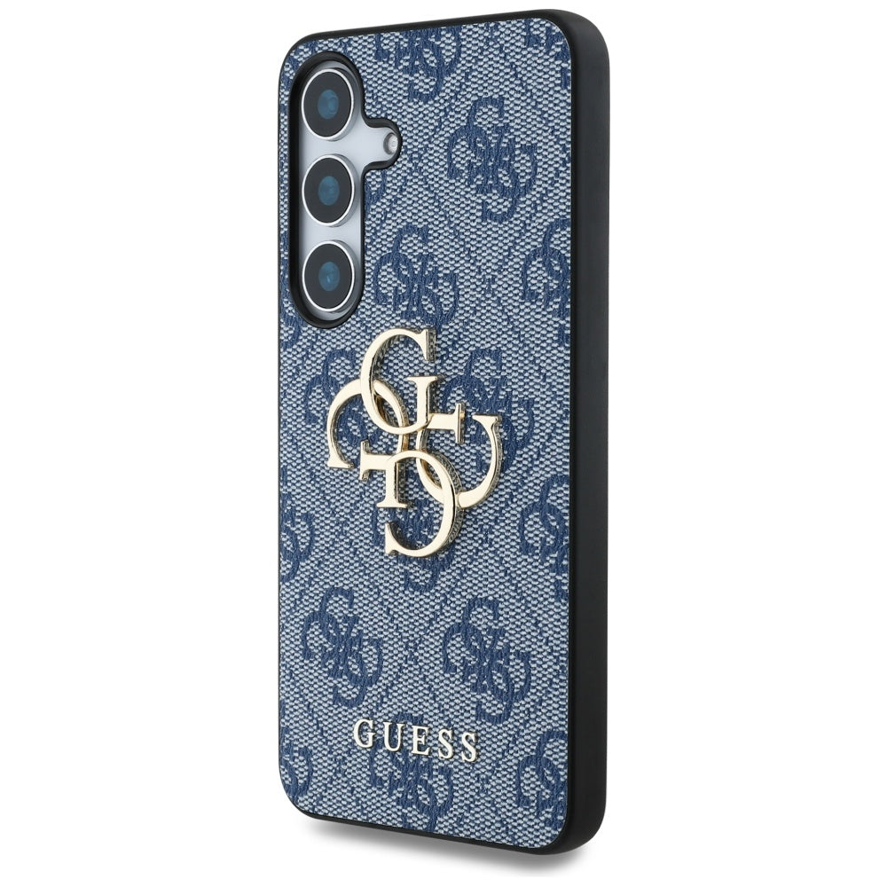 Hoes voor Samsung Galaxy S25 S931, Guess, 4G Big Logo, Blauw