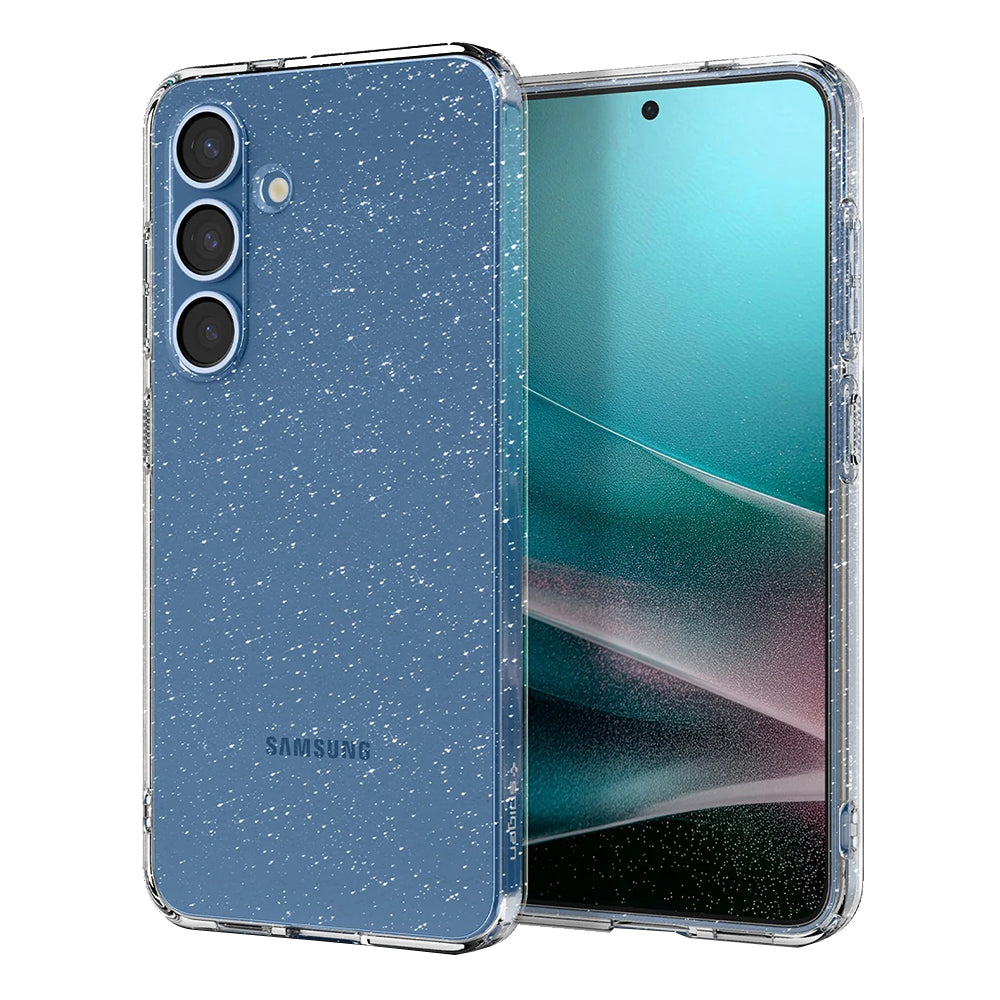 Hoes voor Samsung Galaxy S25 S931, Spigen, Liquid Crystal Glitter, Transparant ACS08997