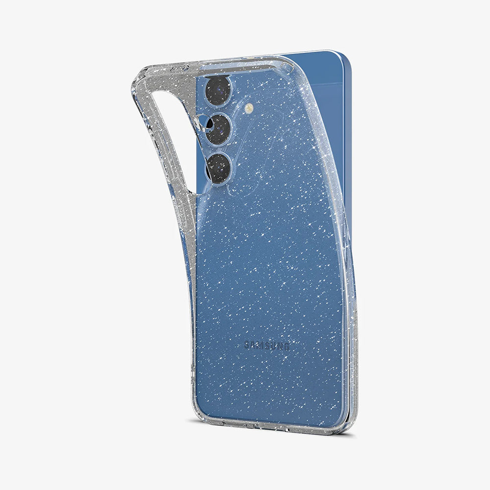 Hoes voor Samsung Galaxy S25 S931, Spigen, Liquid Crystal Glitter, Transparant ACS08997