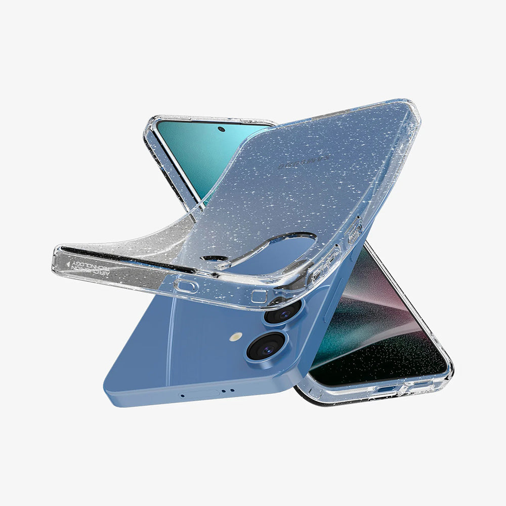 Hoes voor Samsung Galaxy S25 S931, Spigen, Liquid Crystal Glitter, Transparant ACS08997