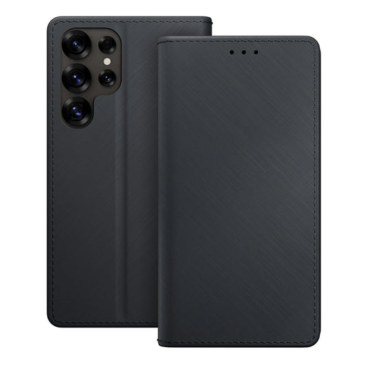 Hoes voor Samsung Galaxy S25 Ultra S938, 3MK, Portemonnee, Zwart