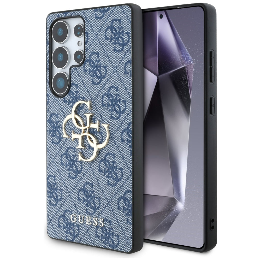 Hoes voor Samsung Galaxy S25 Ultra S938, Guess, 4G Big Logo, Blauw
