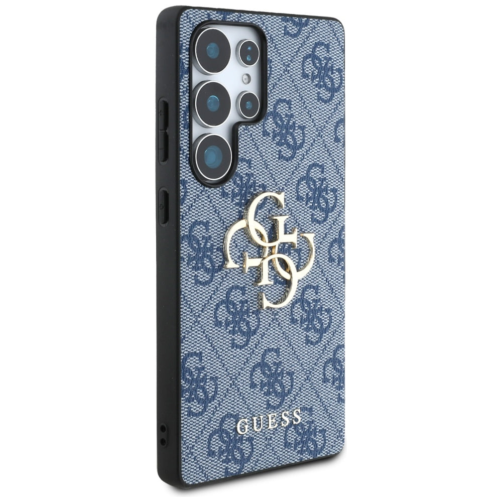 Hoes voor Samsung Galaxy S25 Ultra S938, Guess, 4G Big Logo, Blauw