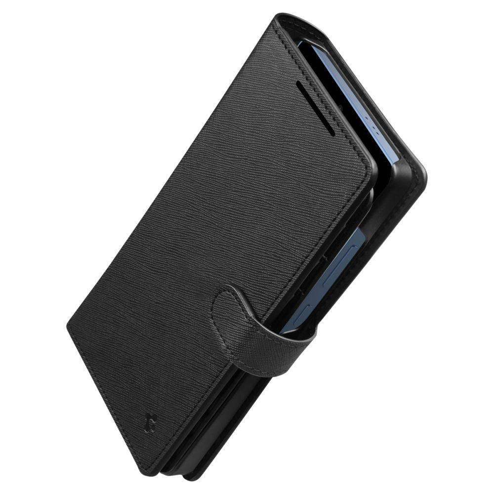 Hoes voor Samsung Galaxy S25 Ultra S938, Spigen, Wallet S, Zwart ACS09124