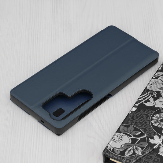 Hoes voor Samsung Galaxy S25 Ultra S938, Techsuit, eFold, Donkerblauw