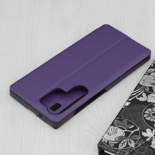 Hoes voor Samsung Galaxy S25 Ultra S938, Techsuit, eFold, Paars