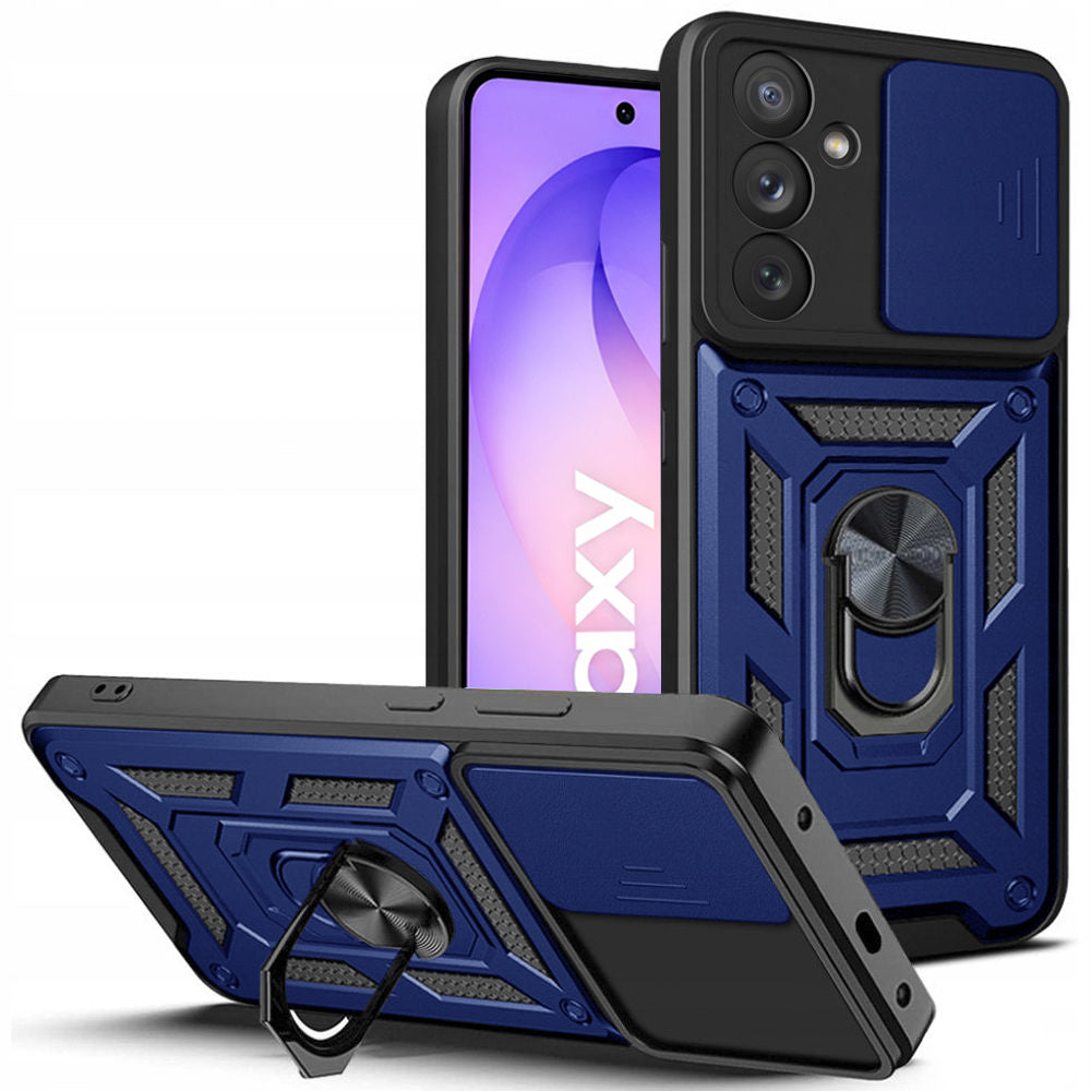 Hoes voor Samsung Galaxy S26 FE S741 / S25 FE, Techsuit, CamShield, Blauw