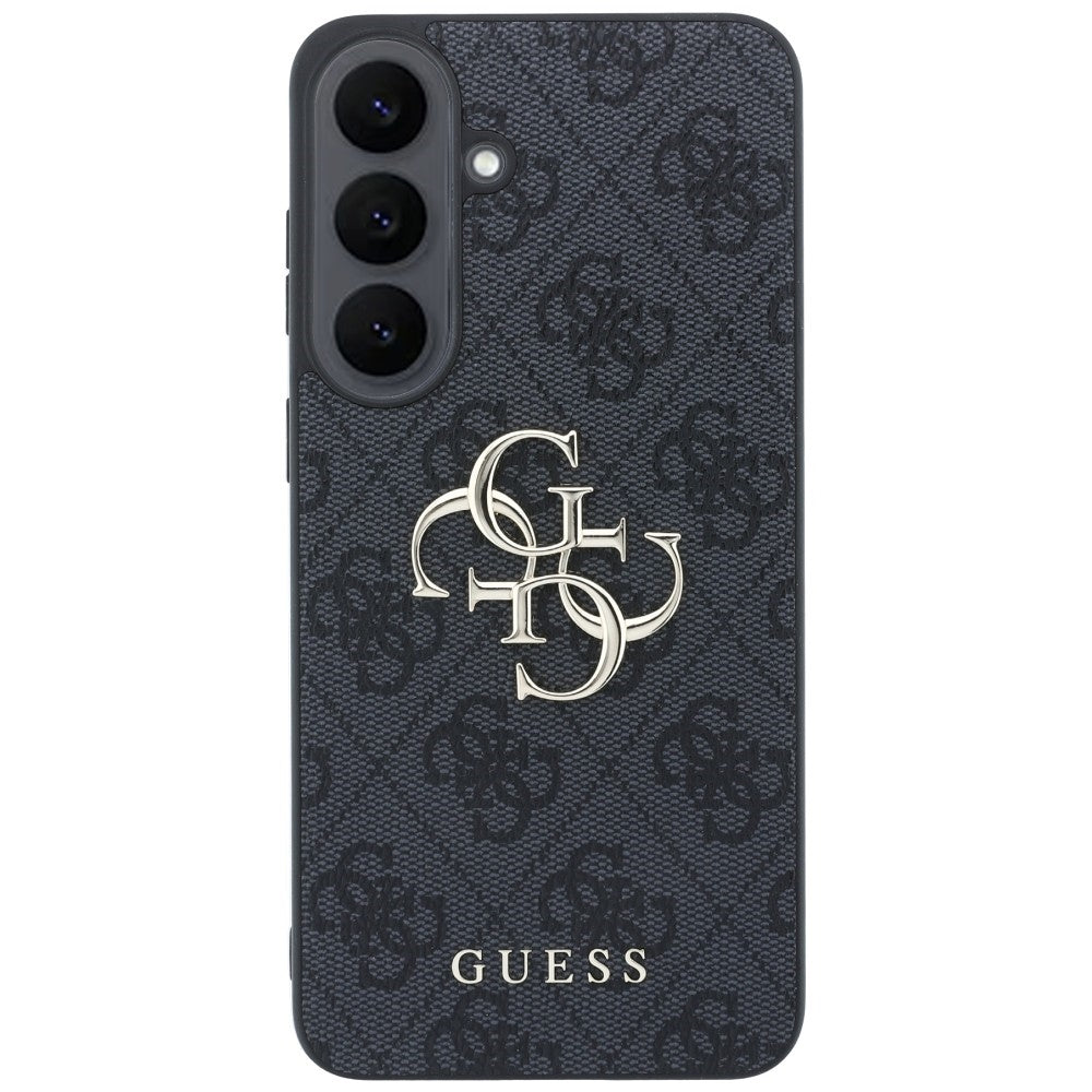 Hoes voor Samsung Galaxy S26 FE S741, Guess, 4G Metaallogo, Zwart