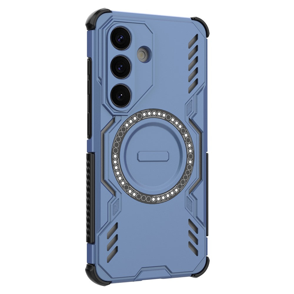 MagSafe hoesje voor Samsung Galaxy S26 Plus, Techsuit, ArmorMag, Blauw