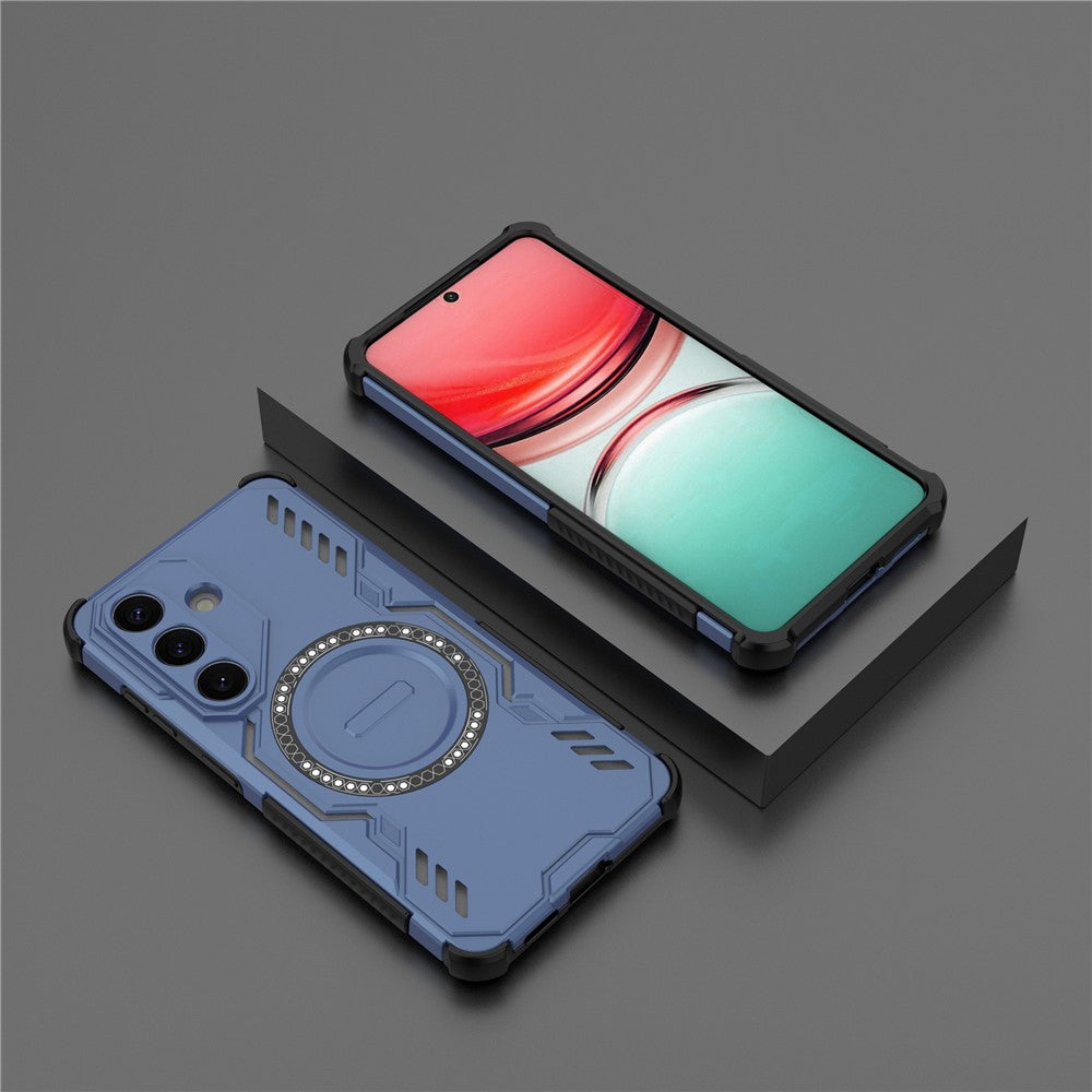 MagSafe hoesje voor Samsung Galaxy S26 Plus, Techsuit, ArmorMag, Blauw