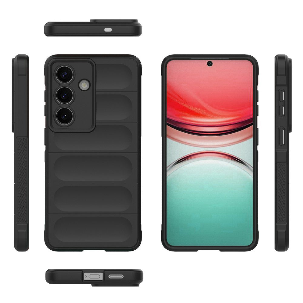 Hoes voor Samsung Galaxy S26 Plus S947, Techsuit, Magic Shield, Zwart