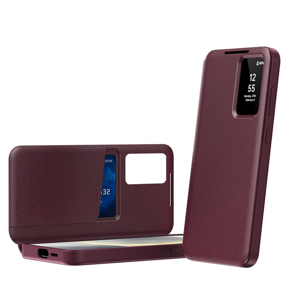 Hoes voor Samsung Galaxy S26 Plus S947, Techsuit, SmartView, Rood