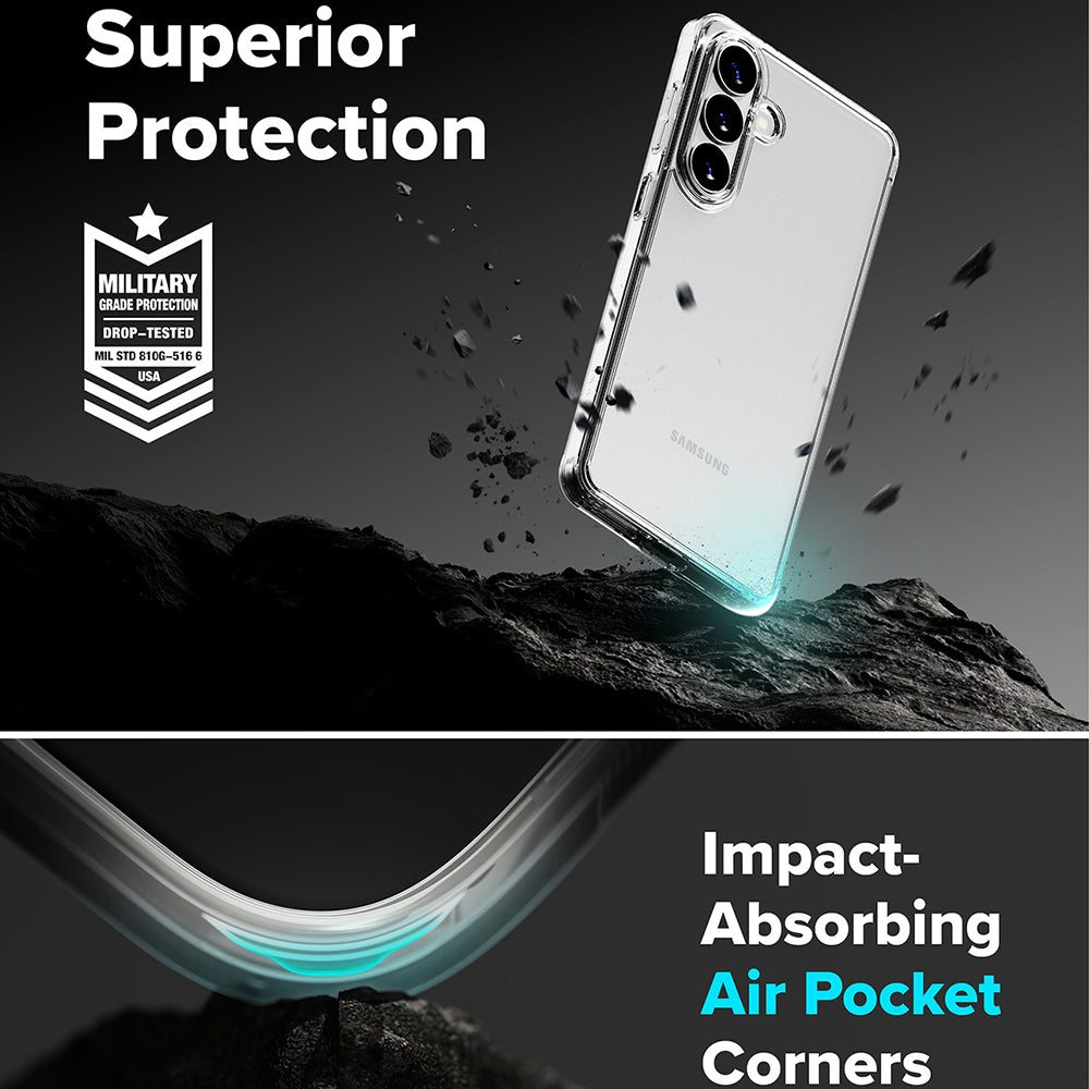 Hoes voor Samsung Galaxy S26 S942, Ringke, Fusion, Transparant