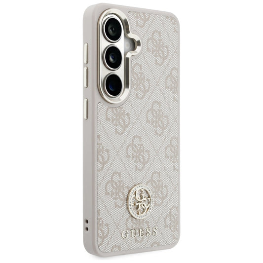 Hoes voor Samsung Galaxy S26 S942, GUESS, 4G Big Rhinestone Triangle Strap, Roze