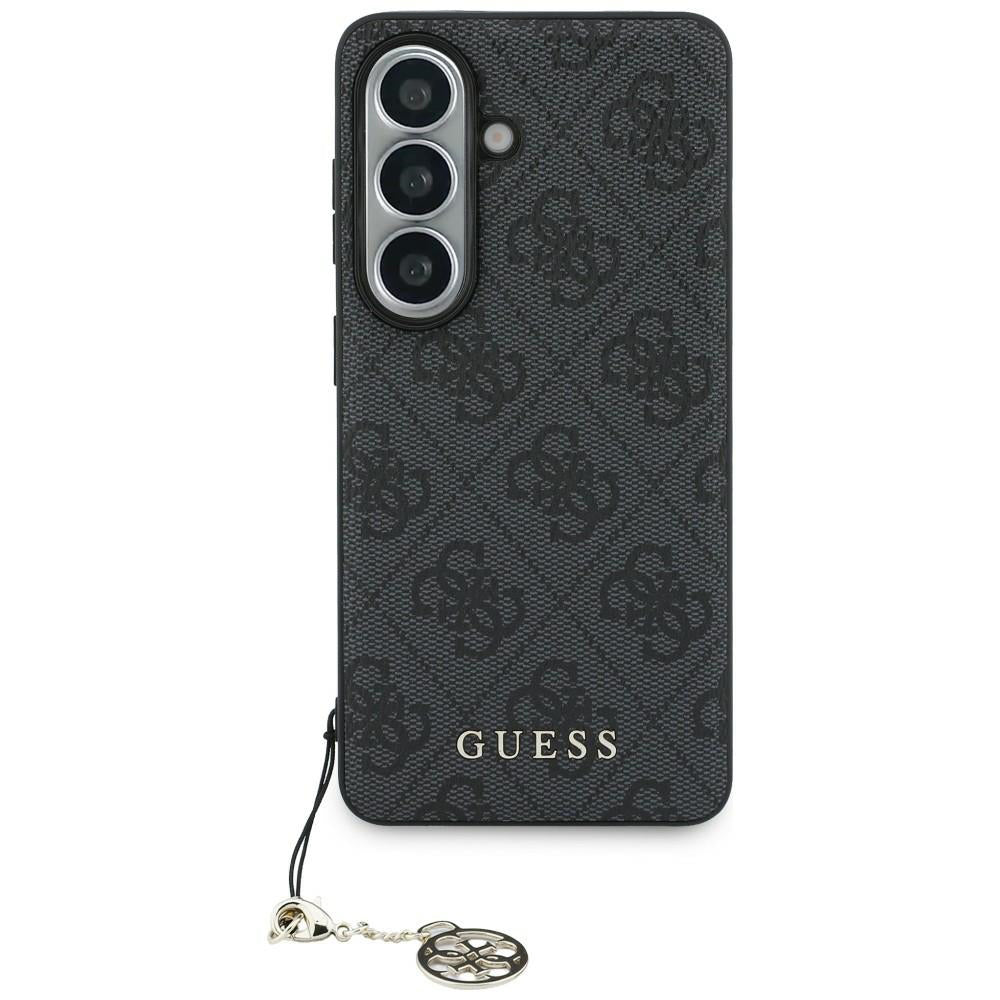 Hoes voor Samsung Galaxy S26 S942, Guess, 4G Classic Logo Charm, Zwart