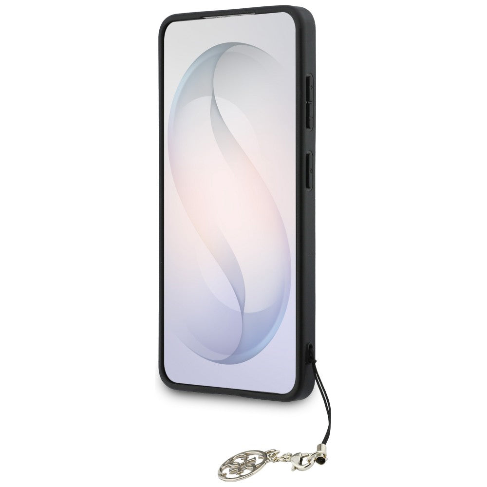 Hoes voor Samsung Galaxy S26 S942, Guess, 4G Classic Logo Charm, Zwart