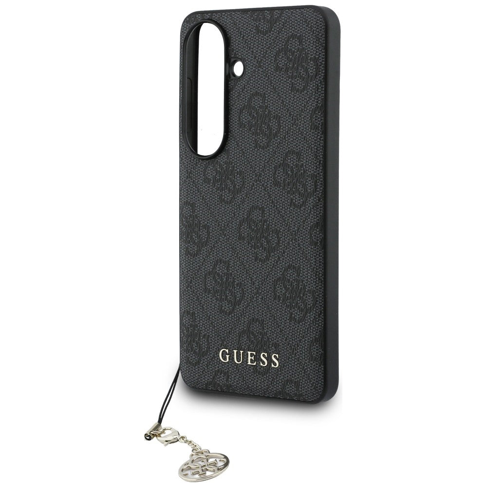 Hoes voor Samsung Galaxy S26 S942, Guess, 4G Classic Logo Charm, Zwart