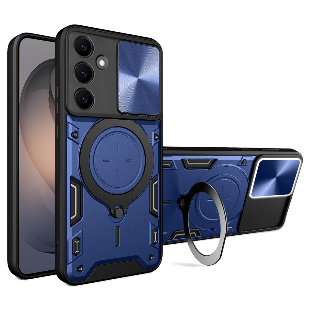Hoes voor Samsung Galaxy S26, Techsuit, CamGuard Pro, Blauw