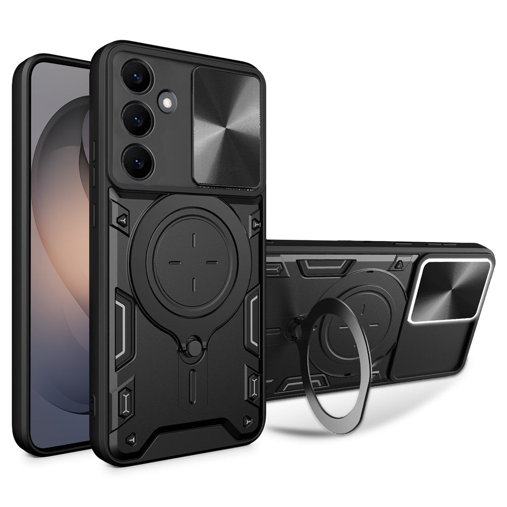 Hoes voor Samsung Galaxy S26 S942, Techsuit, CamGuard Pro, Zwart