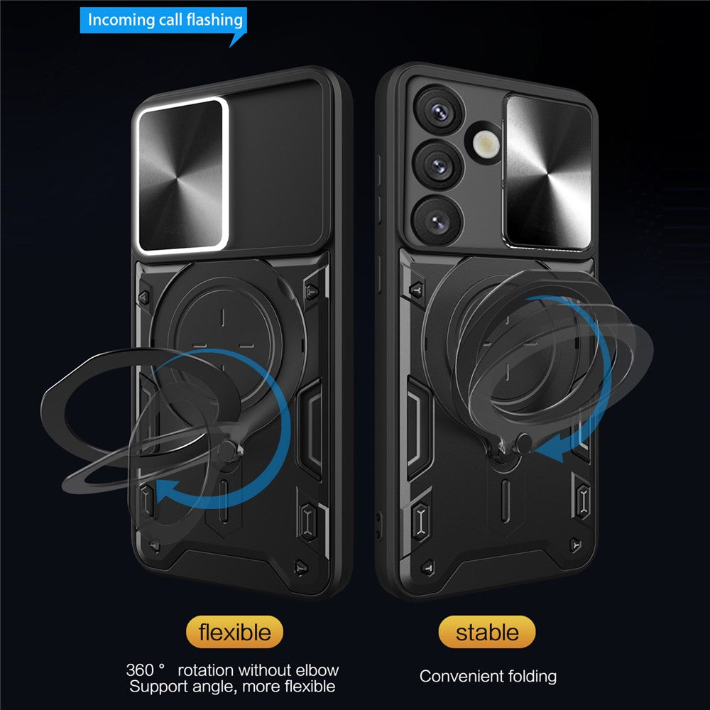 Hoes voor Samsung Galaxy S26 S942, Techsuit, CamGuard Pro, Zwart