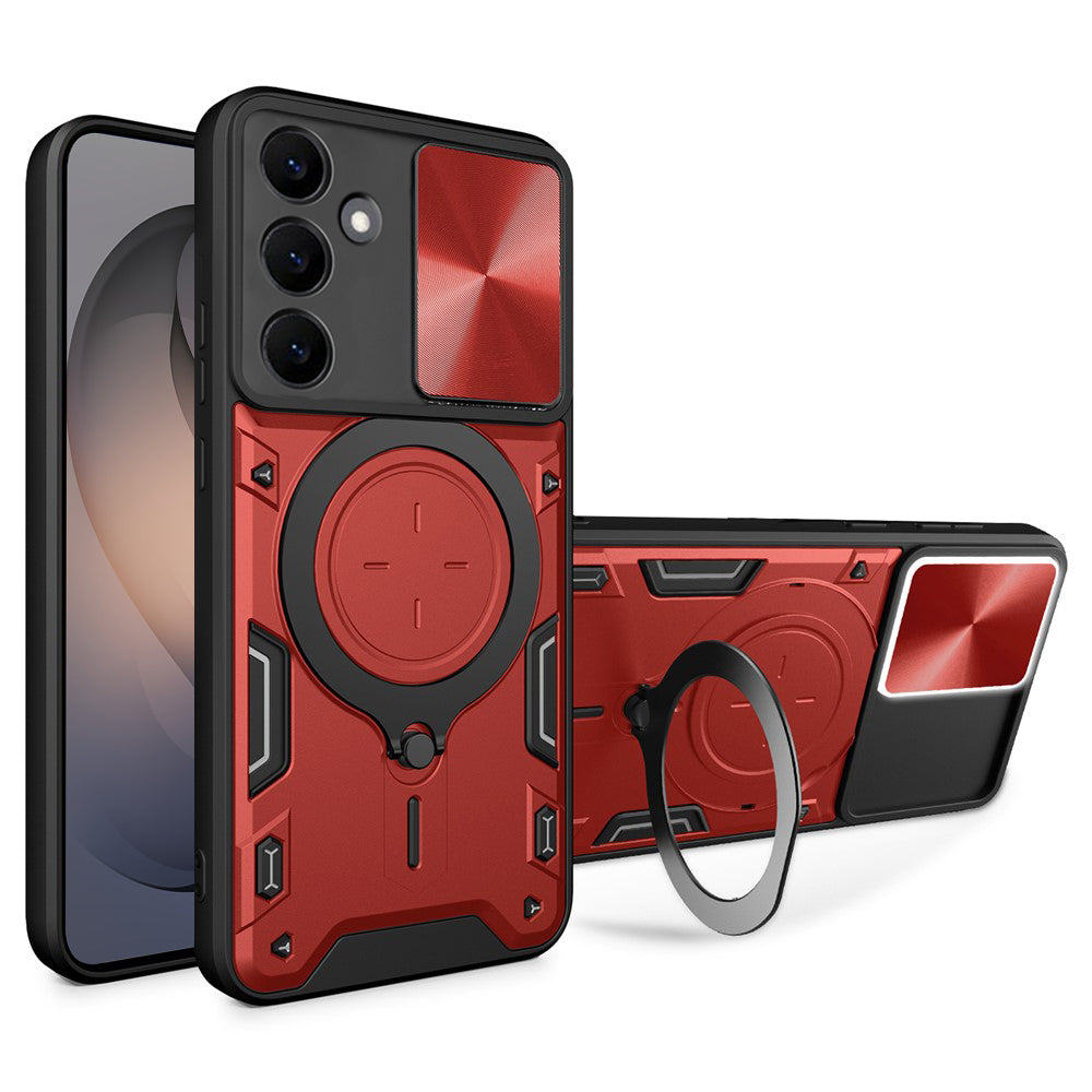 Hoes voor Samsung Galaxy S26, Techsuit, CamGuard Pro, Roze