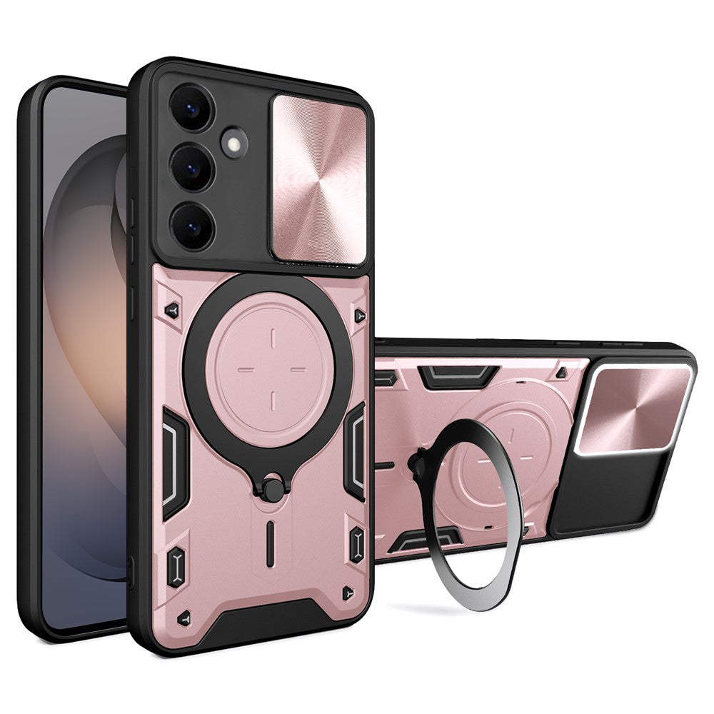Hoes voor Samsung Galaxy S26, Techsuit, CamGuard Pro, Rosé Goud