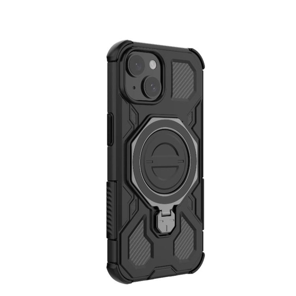 Hoes voor Samsung Galaxy S26, Techsuit, Carbon Shield Pro, Paars