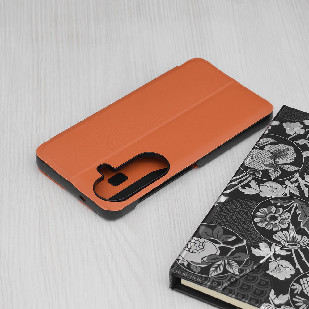 Hoes voor Samsung Galaxy S26 S942, Techsuit, eFold, Oranje