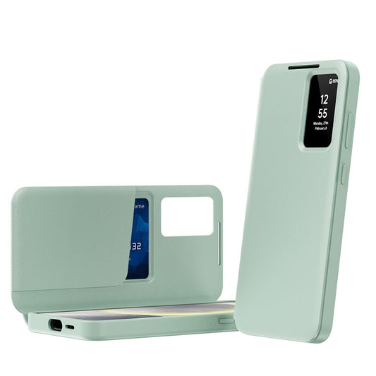 Hoes voor Samsung Galaxy S26, Techsuit, SmartView, Groen