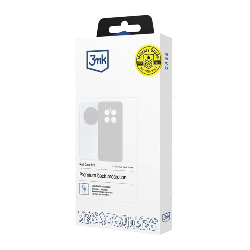 Hoes voor Samsung Galaxy S26 Ultra S948, 3MK, Pro, Mat Zwart