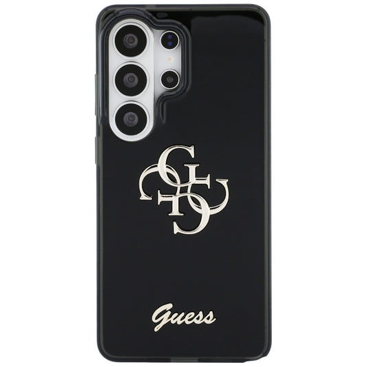 Hoesje voor Samsung Galaxy S26 Ultra S948, Guess, IML Big Metal 4G Script, Zwart