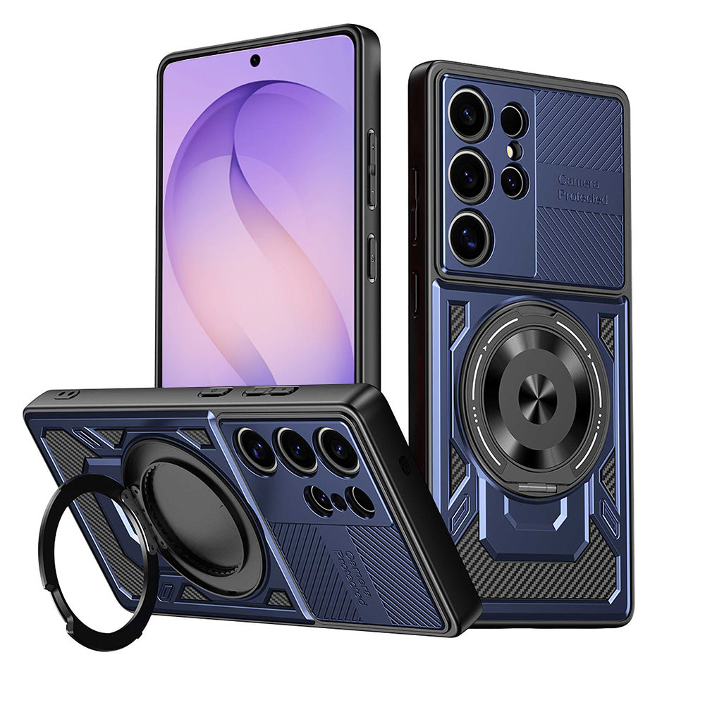Hoes voor Samsung Galaxy S26 Ultra S948, Techsuit, RuggedCam, Blauw