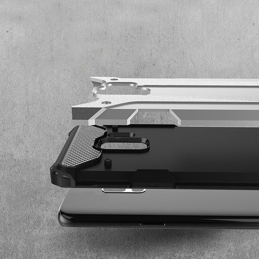 Hoes voor Samsung Galaxy S9 G960, Techsuit, Hybrid Armor, Zwart