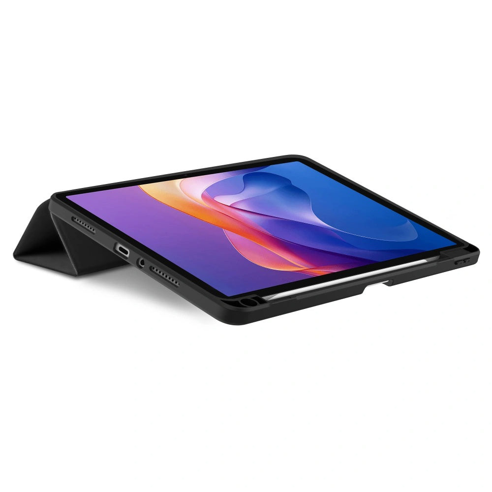 Hoes voor Samsung Galaxy Tab A11 / Tab A9, Techsuit, Flex Trifold Nieuw Model, Gri