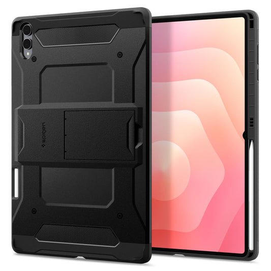 Hoes voor Samsung Galaxy Tab S11 Ultra, Spigen, Tough Armor, Zwart