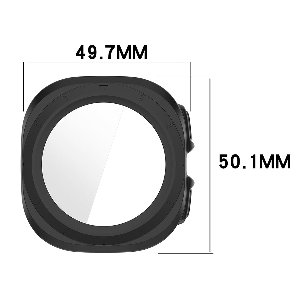 Hoes voor Samsung Galaxy Watch Ultra2, Techsuit, Defense360 Pro, Zwart