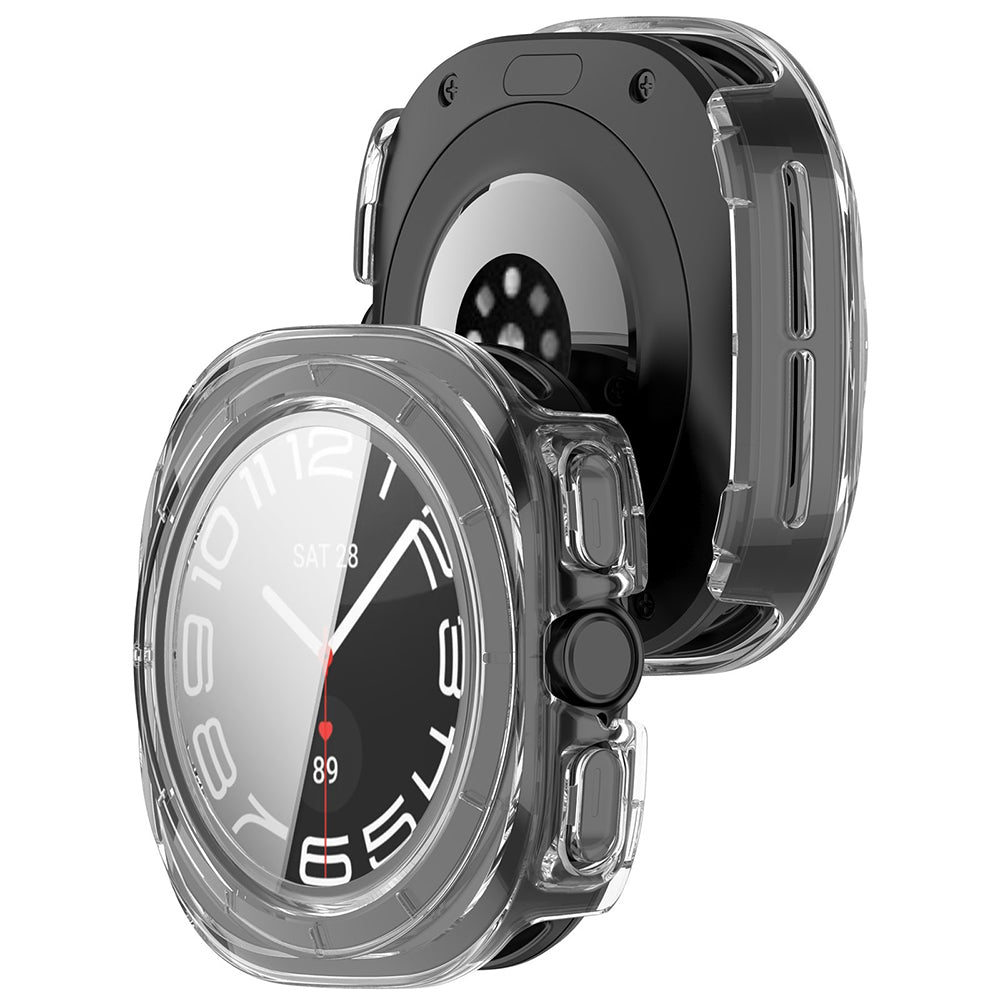 Hoes voor Samsung Galaxy Watch Ultra2, Techsuit, Defense360 Pro, Transparant