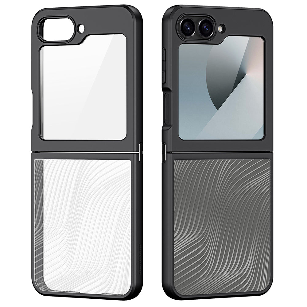 Hoes voor Samsung Galaxy Z Flip6 F741, DUX DUCIS, Aimo, Zwart