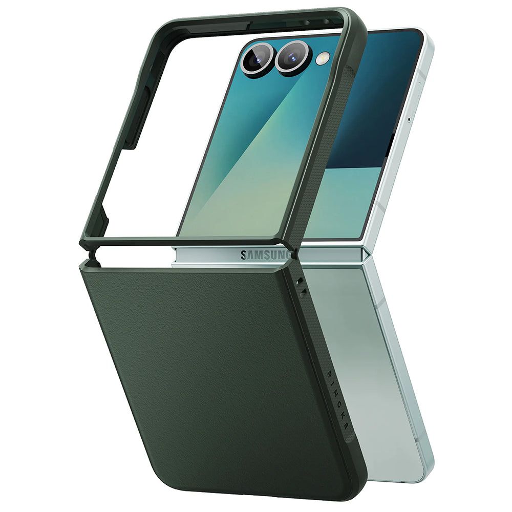 Hoes voor Samsung Galaxy Z Flip7 F766, Ringke, Onyx, Donkergroen