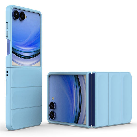 Hoes voor Samsung Galaxy Z Flip8 F776, Techsuit, Magic Shield, Blauw