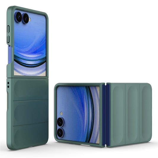 Hoesje voor Samsung Galaxy Z Flip8 F776, Techsuit, Magic Shield, Groen