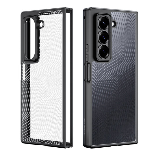 Hoes voor Samsung Galaxy Z Fold Special, DUX DUCIS, Aimo, Zwart