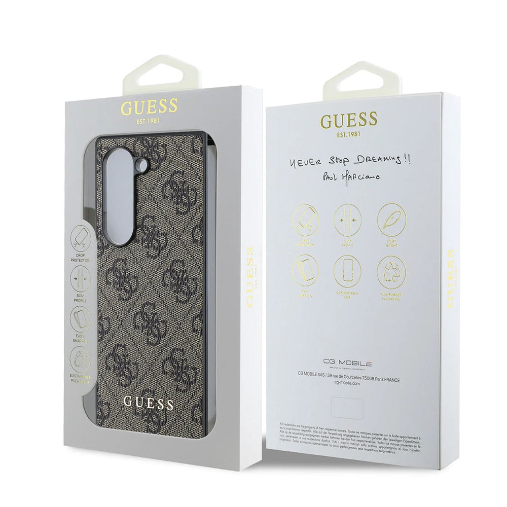 Case for Samsung Galaxy Z Fold6 F956, Guess, 4G, Brown