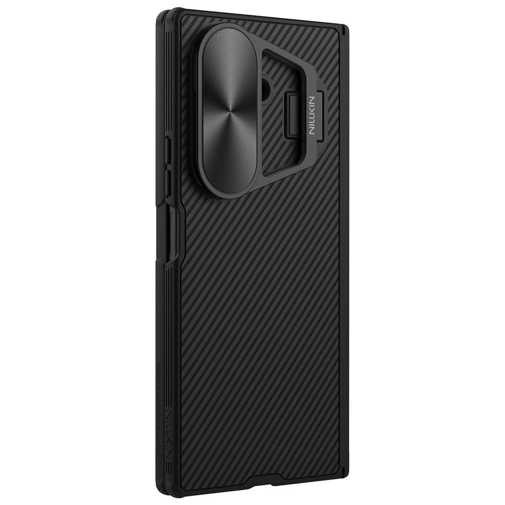 Hoes voor Samsung Galaxy Z Fold7 F966, Nillkin, CamShield Prop met metalen lenskap, zwart