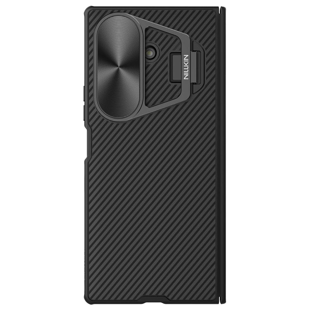 Hoes voor Samsung Galaxy Z Fold7 F966, Nillkin, CamShield Prop met metalen lenskap, zwart